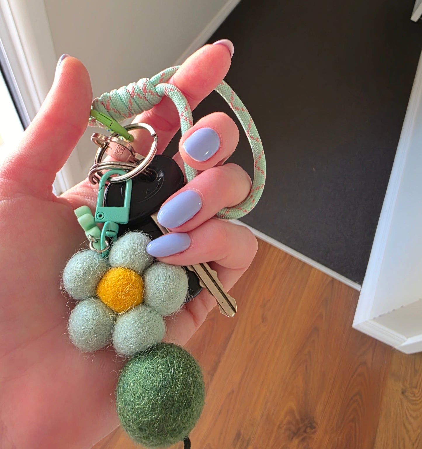 Flower Key Ring
